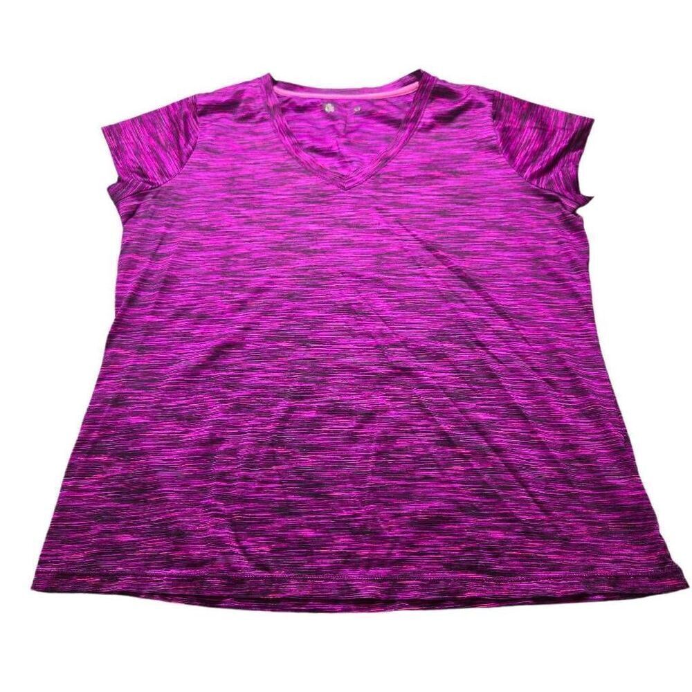 Xersion vneck athletic shirt L